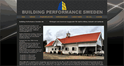 Desktop Screenshot of buildingperformancesweden.com